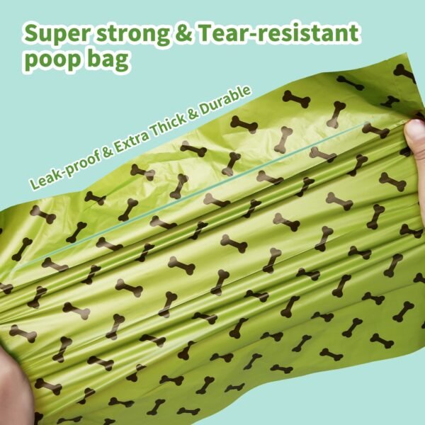 Dog Poop Bags – 540 Bags (36 Rolls) with Dispenser, Eco-Friendly, Leak-Proof, Biodegradable - Image 4