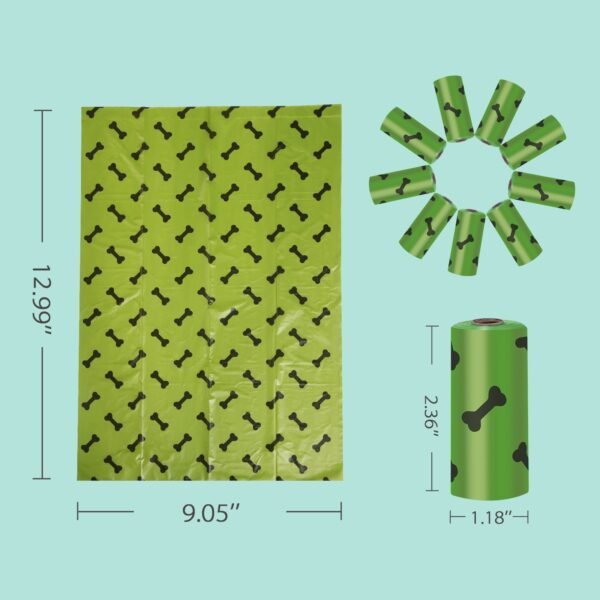 Dog Poop Bags – 540 Bags (36 Rolls) with Dispenser, Eco-Friendly, Leak-Proof, Biodegradable - Image 3